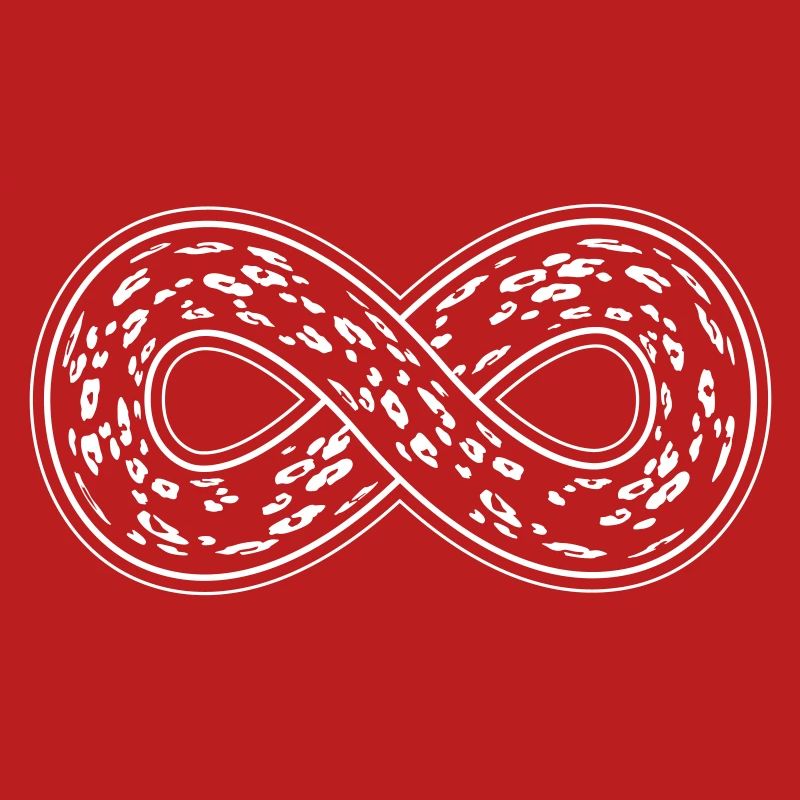 Leopard Infinity mit doppeltem Rand