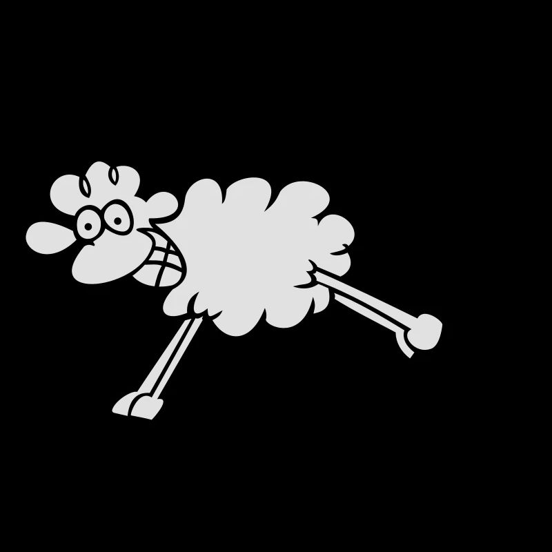 jumping sheep