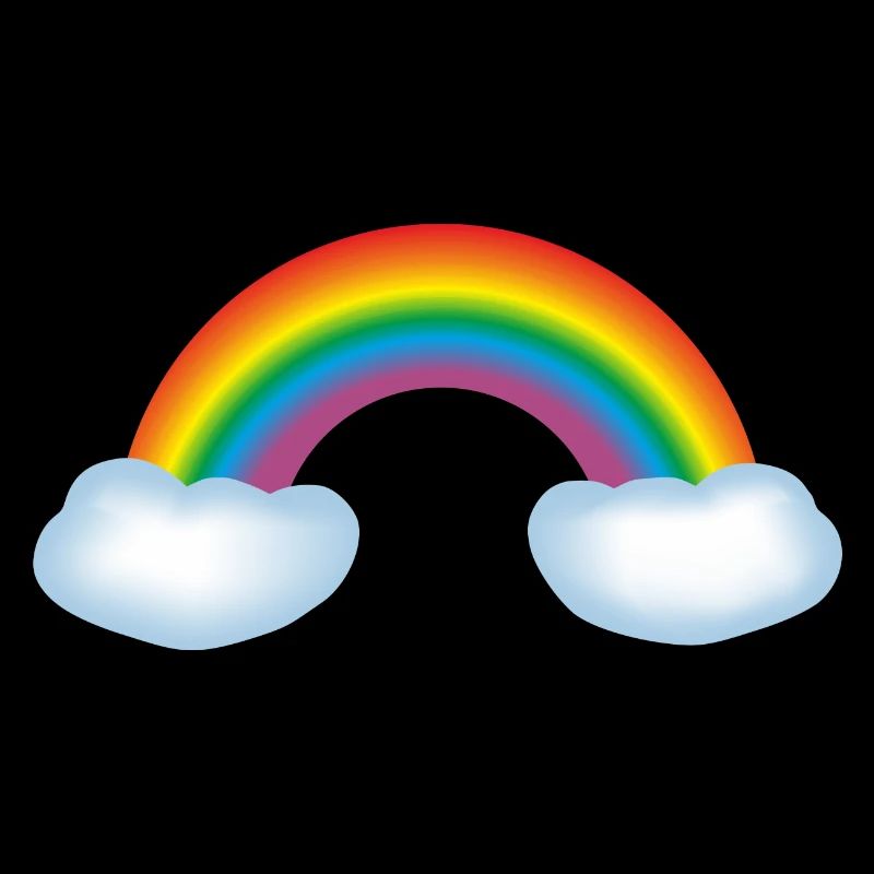 Rainbow & clouds