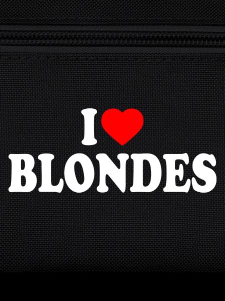 I love blondes