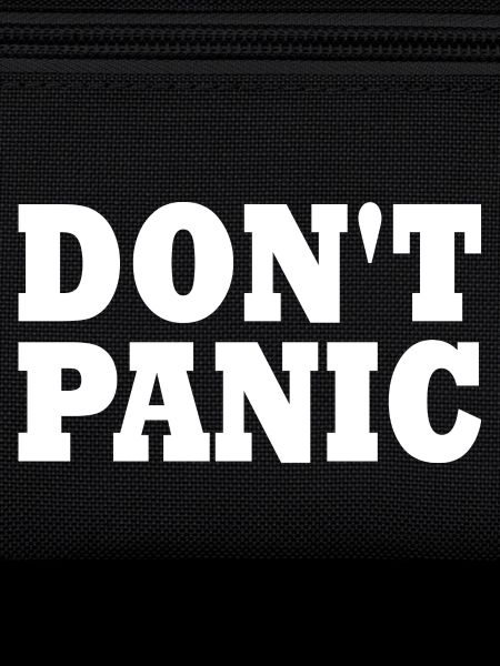 don't panic