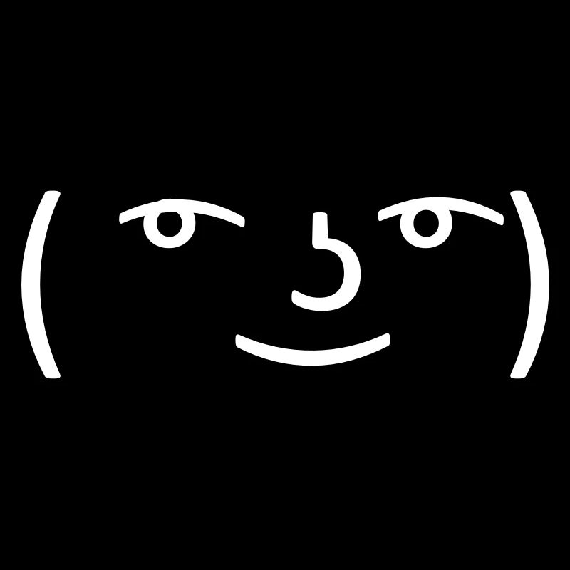 Le Lenny Face or Le Face Face hipster meme