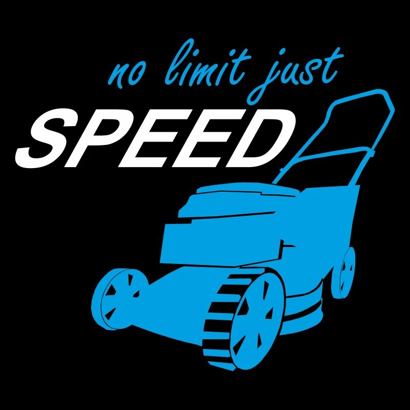 Lawn mower No Limit speed Gardener Groundskeeper Garden