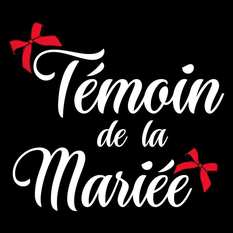 Témoin de la mariée noeud