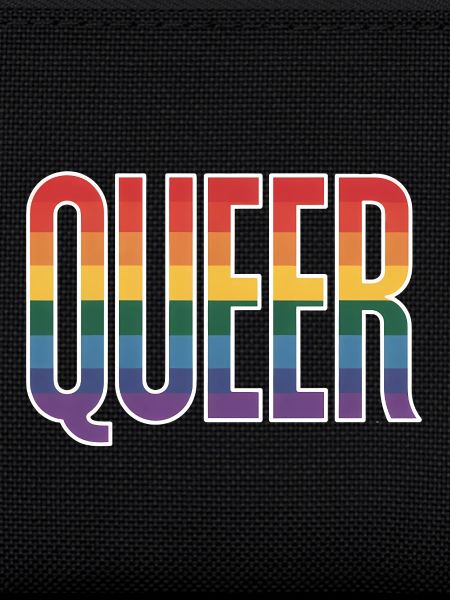 Queer - Logo arc-en-ciel queer cool