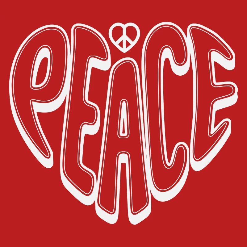 Peace Graffiti mit Peacezeichen 