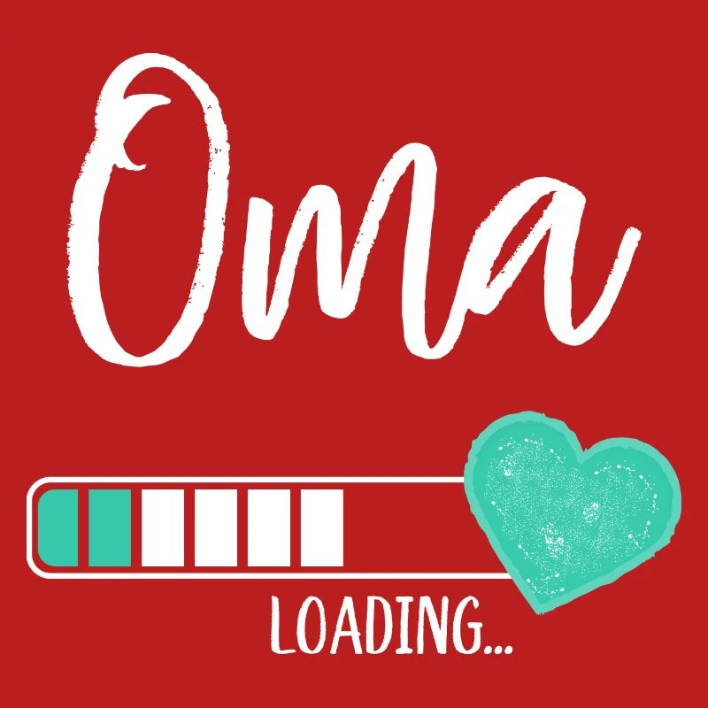 Oma Loading Herz Enkel Junge Werdende Großmutter