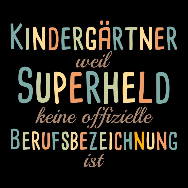 Kindergärtner Superheld Kindergarten