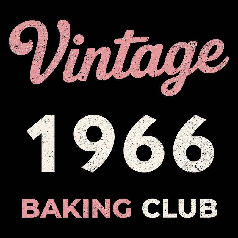 Vintage 1966 – Baking Club Retro Birth Year