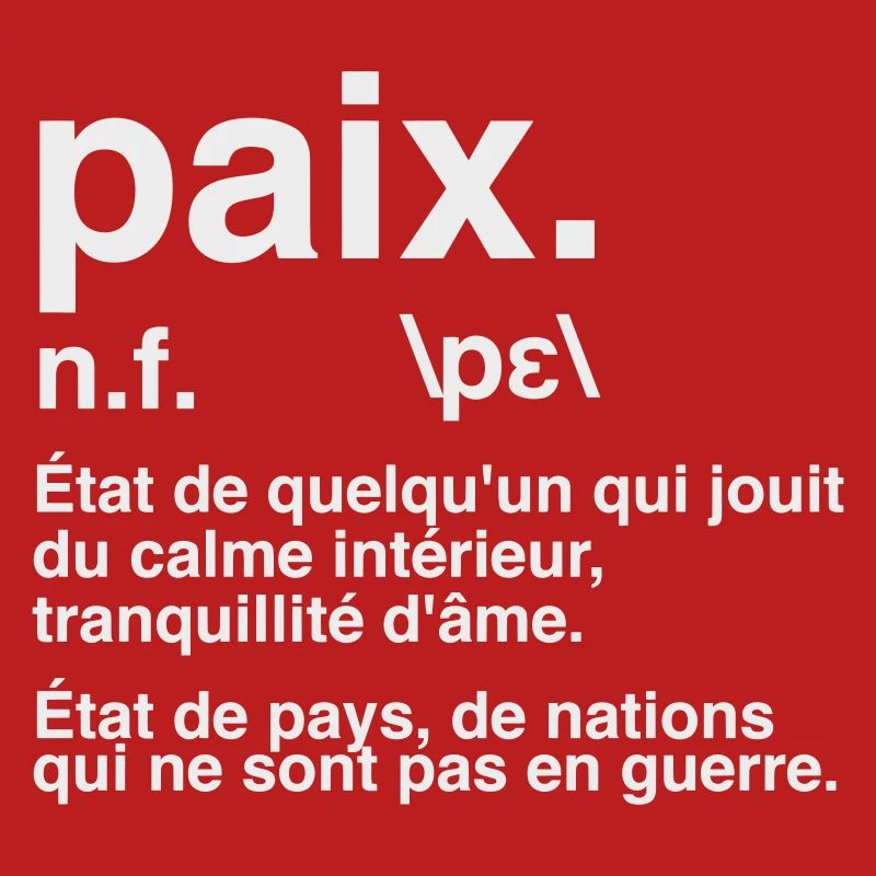Peace Definition Dictionary Style