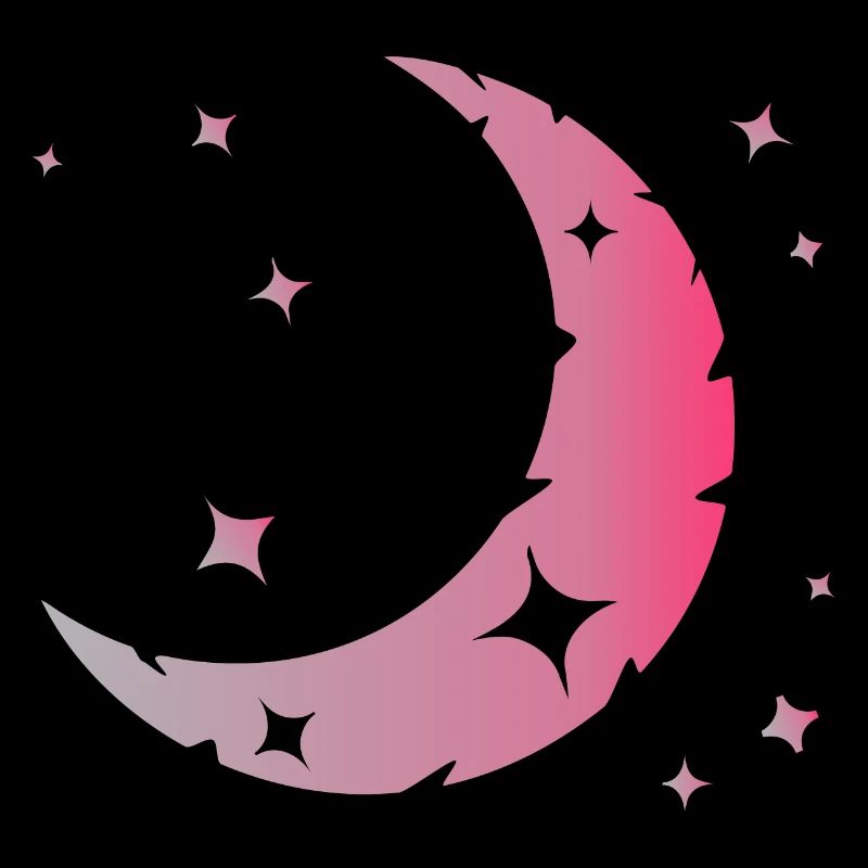 La lune et les étoiles