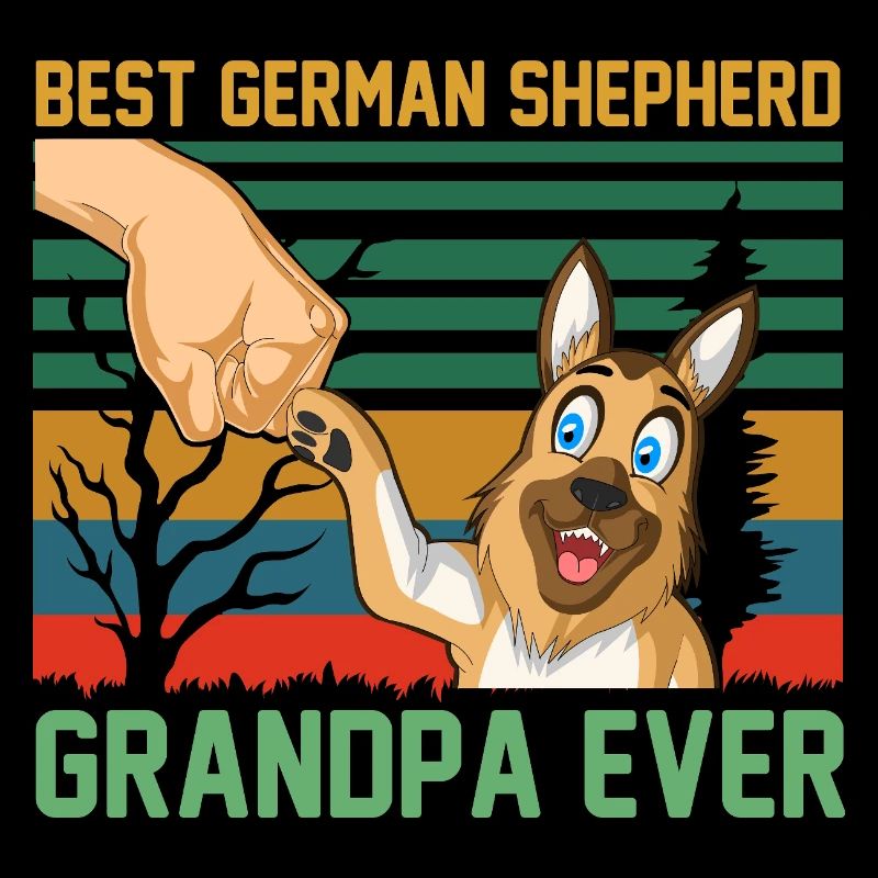 German Shepherd Grandpa