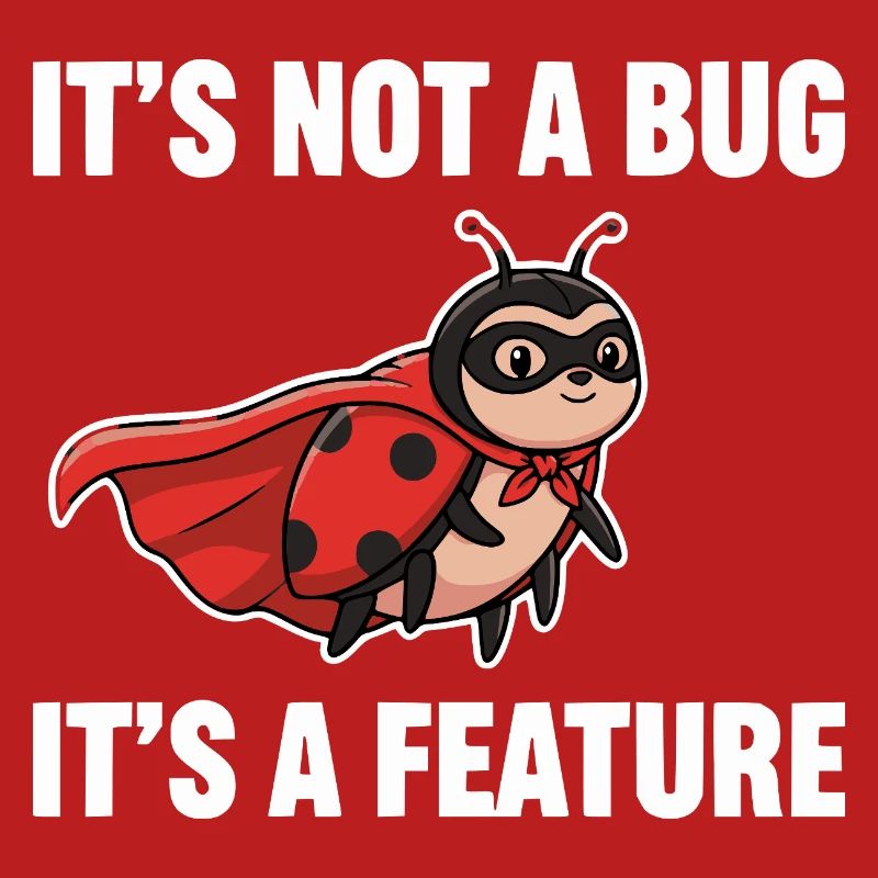No Bug, Just Feature – Superhero Ladybug