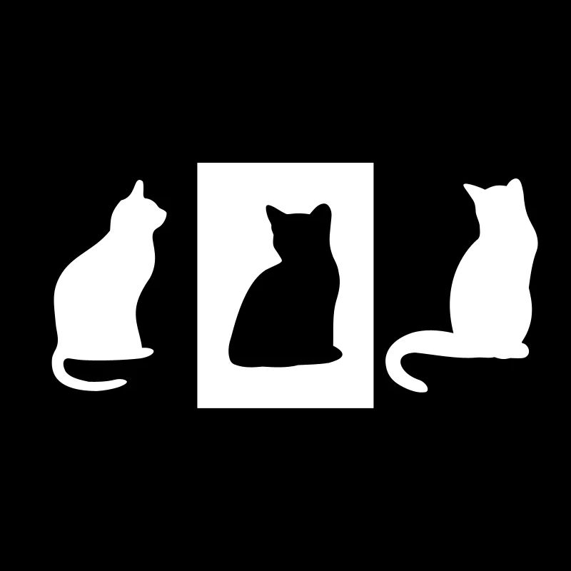 DZ0004 Cat Tile Cat Statue