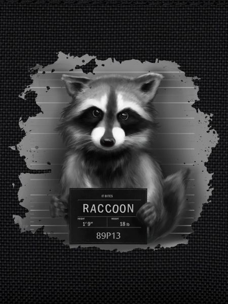 Raccoon Mugshot