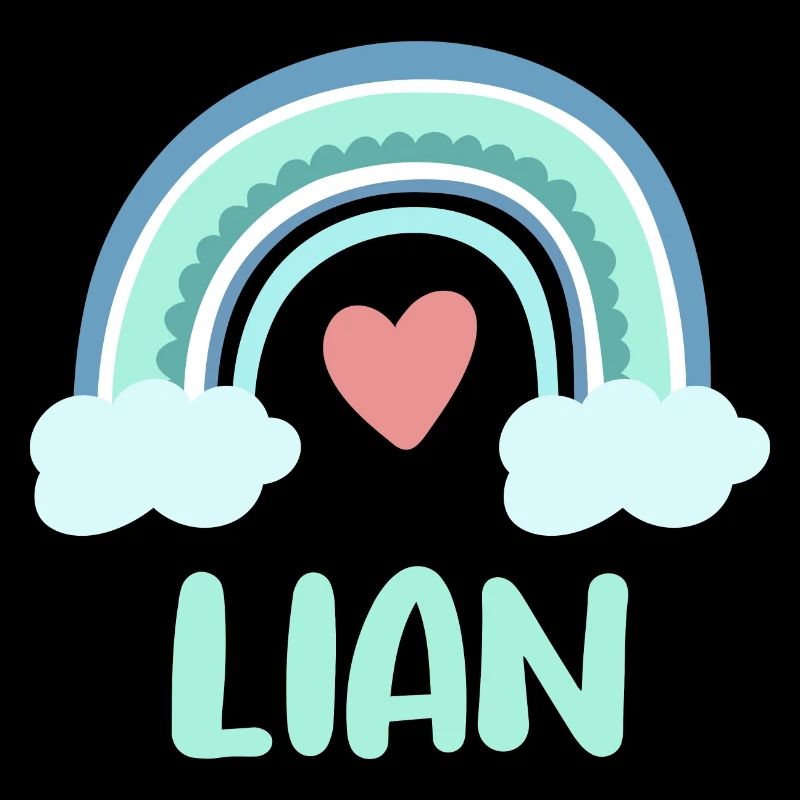 Lian Name Regenbogen Baby