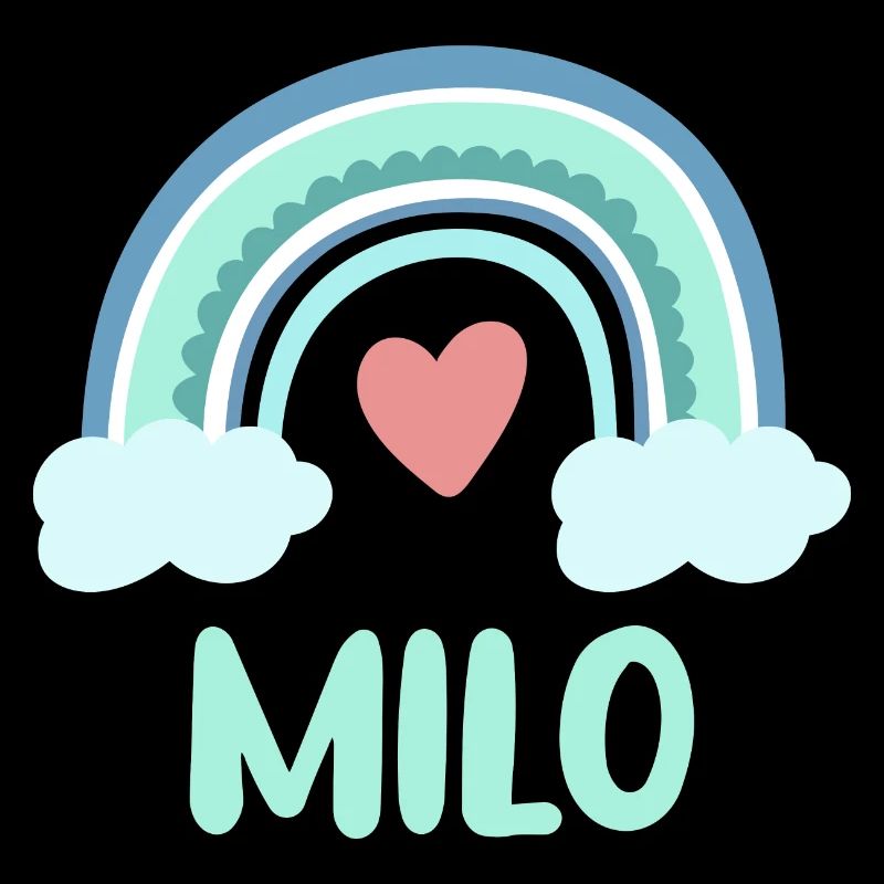 Milo Nom Rainbow Baby