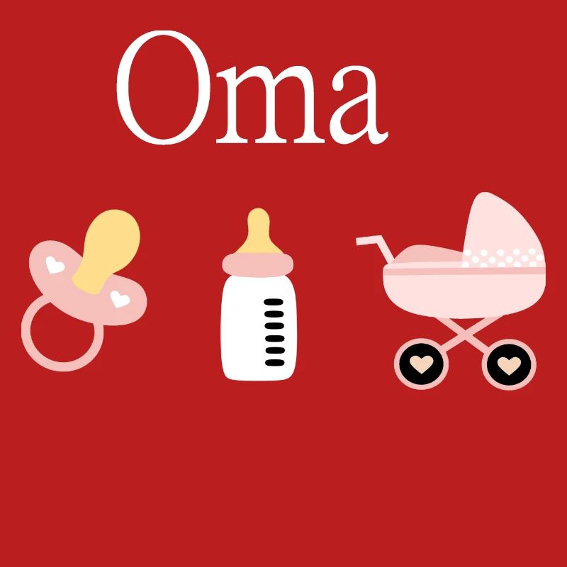Oma 2023 Geburt Mädchen Vorlage personalisierbar