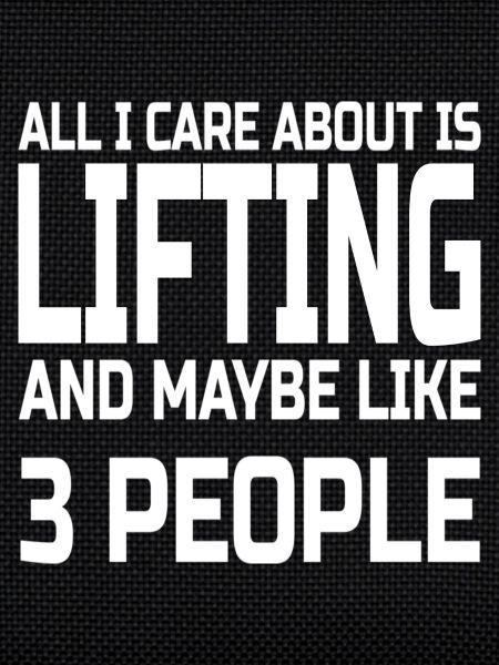 Care about lifting