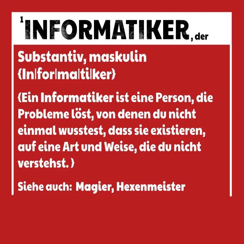 Informatiker Definition