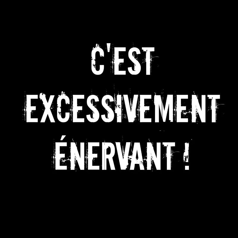 énervant blanc