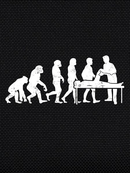 Physiotherapie evolution physio therapeut geschenk