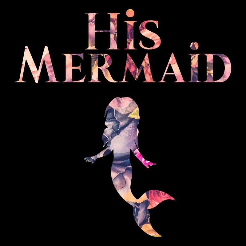 His Mermaid Partner Partnerhirt Love Gift