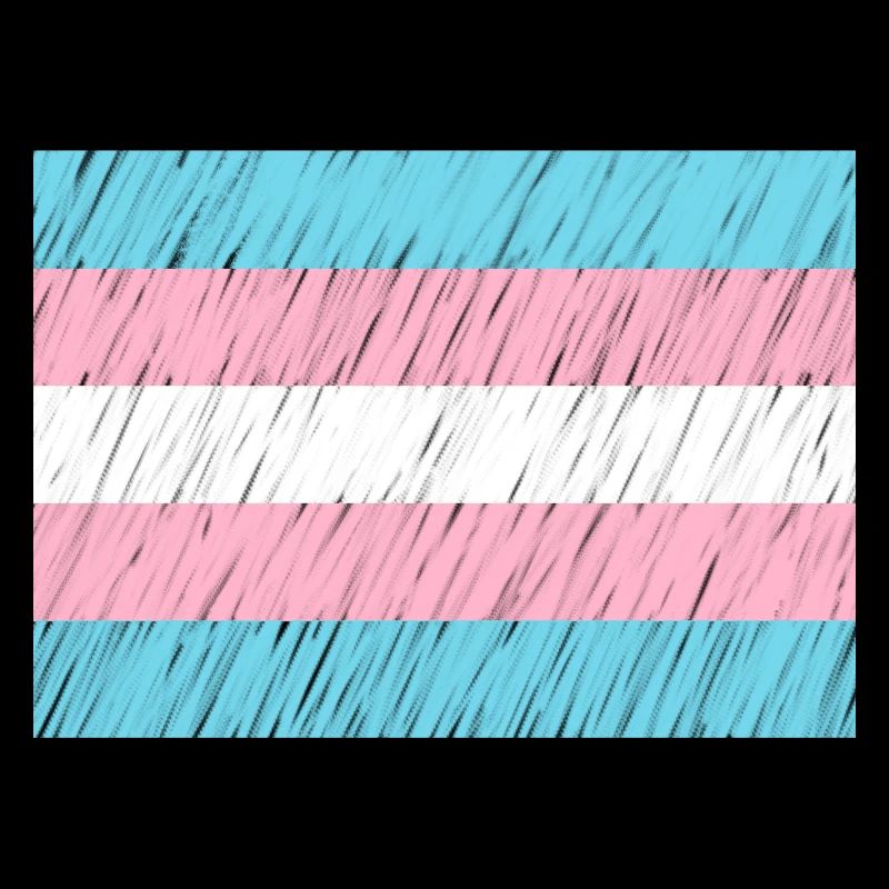 Trans Flag Pattern Transparent