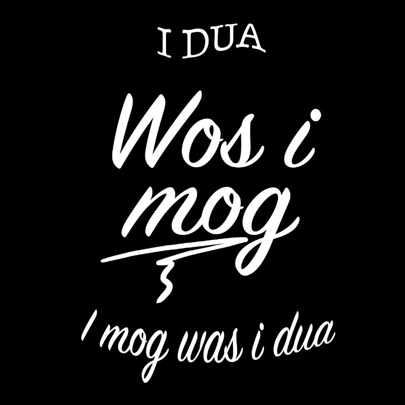 Bayerisches T Shirt mit Spruch