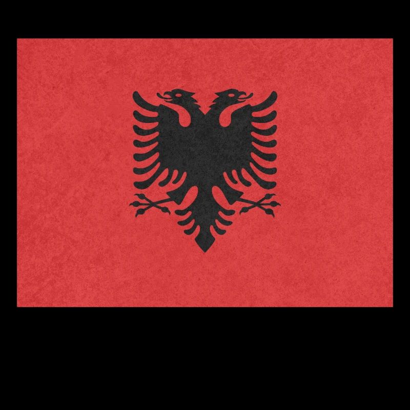 Albanien Flagge Motiv Design Geschenkidee Cool