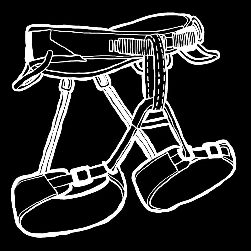 Klettergurt - Kletter T-Shirt