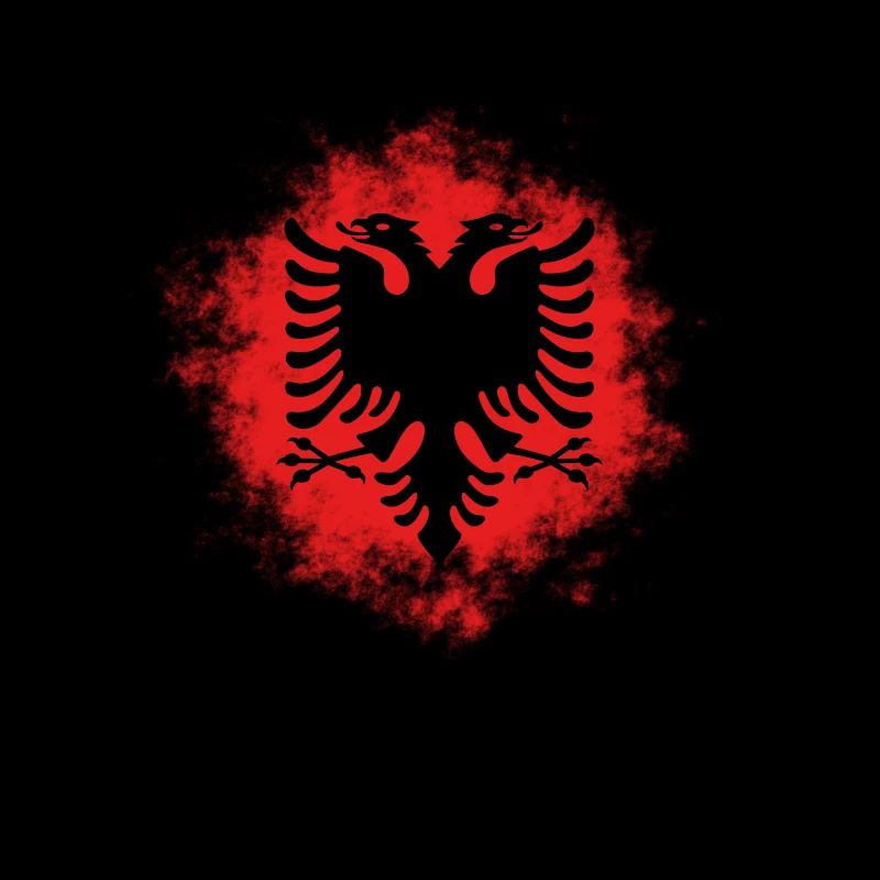 ALBANIE EAGLE DRAPEAU Idée Cadeau Design Thème