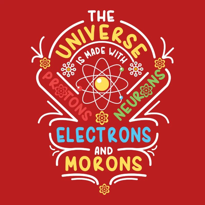 Univers est constitué d'électrons de neutrons à protons