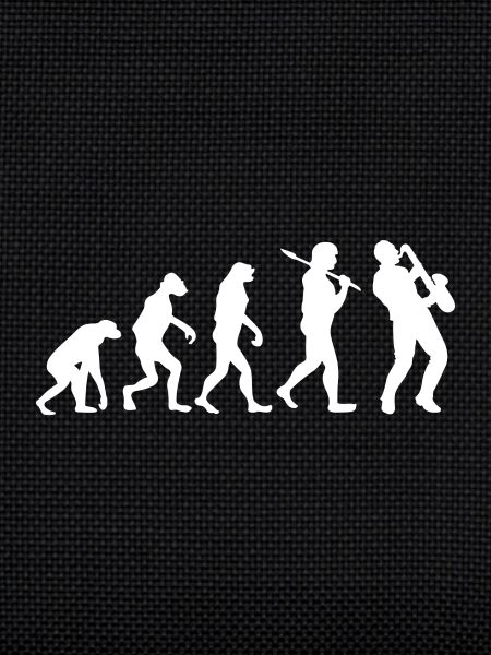 Evolution saxophone musique cadeau saxophone