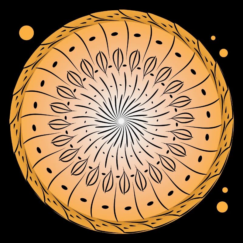 Rotating pattern circle