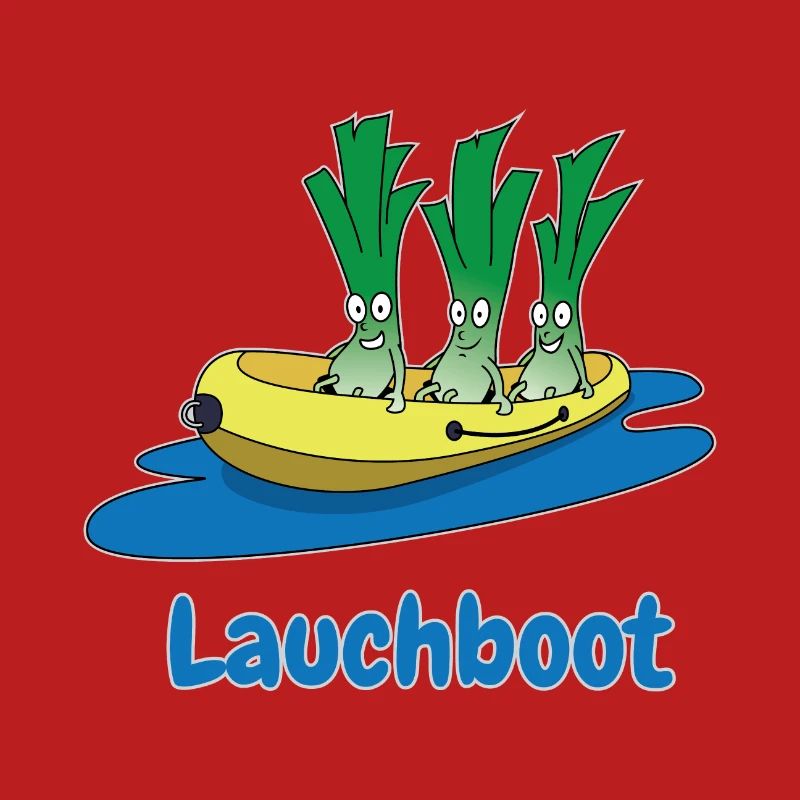 Lauchboot Lauch Schlauchboot Witzige Geschenkidee