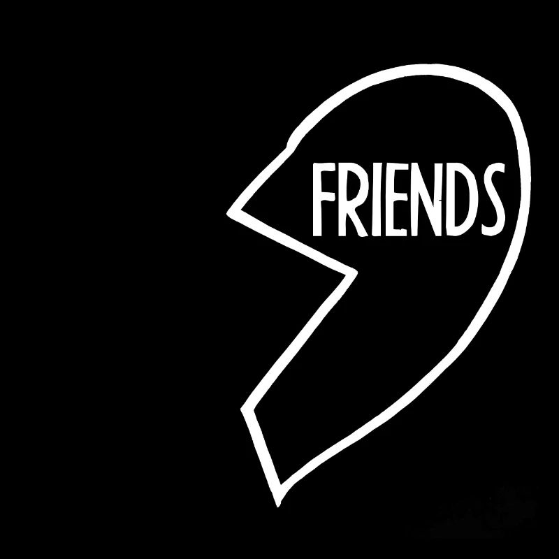 Best Friends, Beste Freunde, Partnershirt, Herz