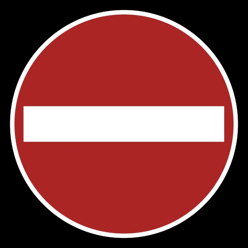 No entry!