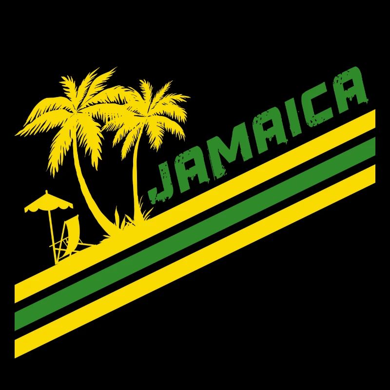 Jamaika Palmen / Geschenk Karibik