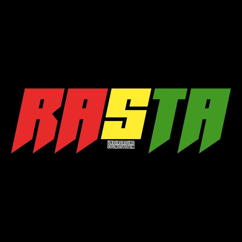 Rasta Farbblock Logo