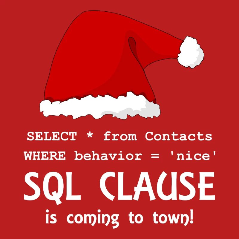 Sql Clause arrive en ville! - blanc