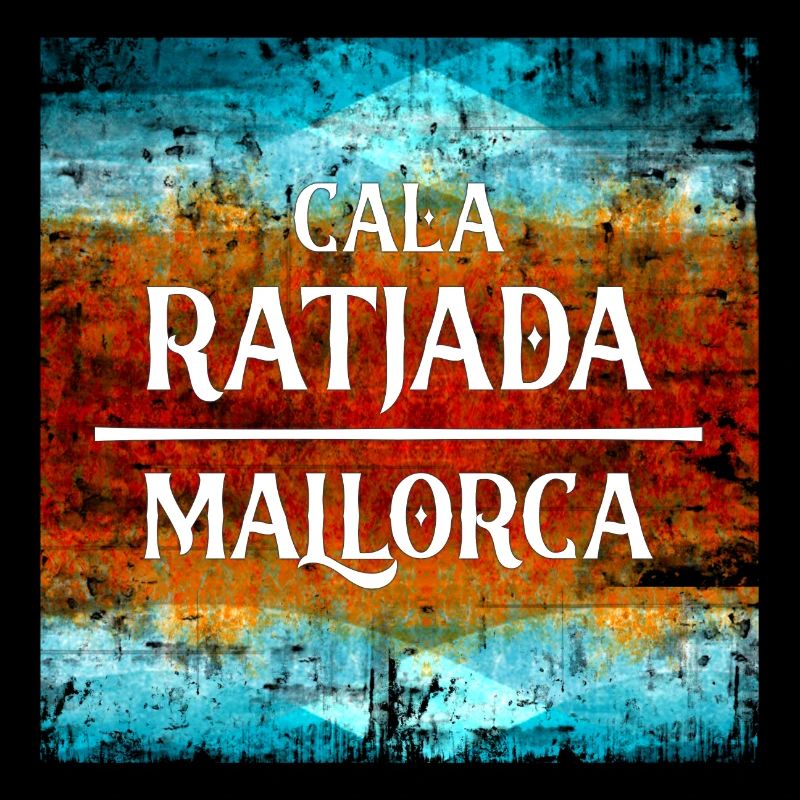 Festive Mallorca fan design