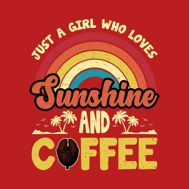 Nur ein Mädchen, das Kaffeedesign liebt