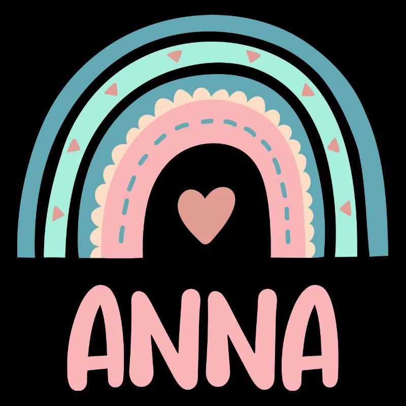 Anna Name Rainbow Baby