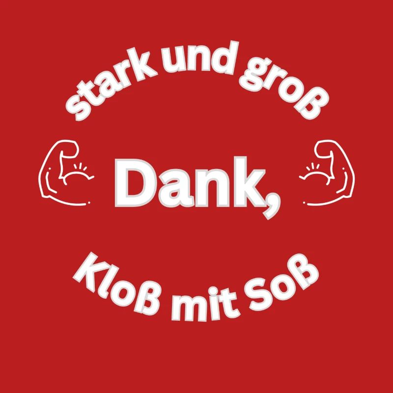 stark und groß dank, Kloß mit Soß
