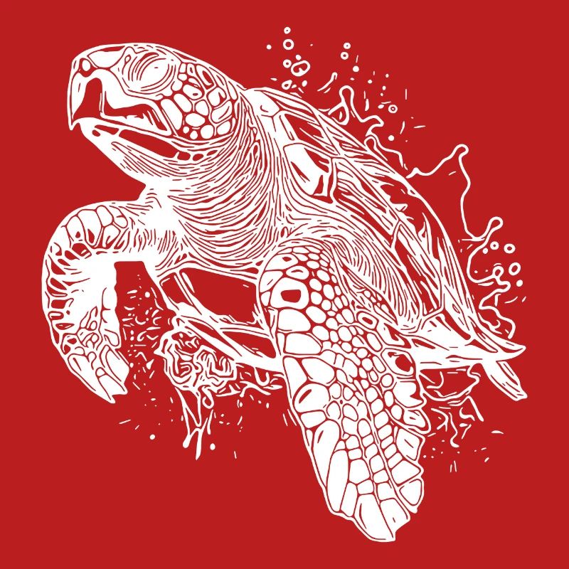 Elegant Diving Turtles for Divers