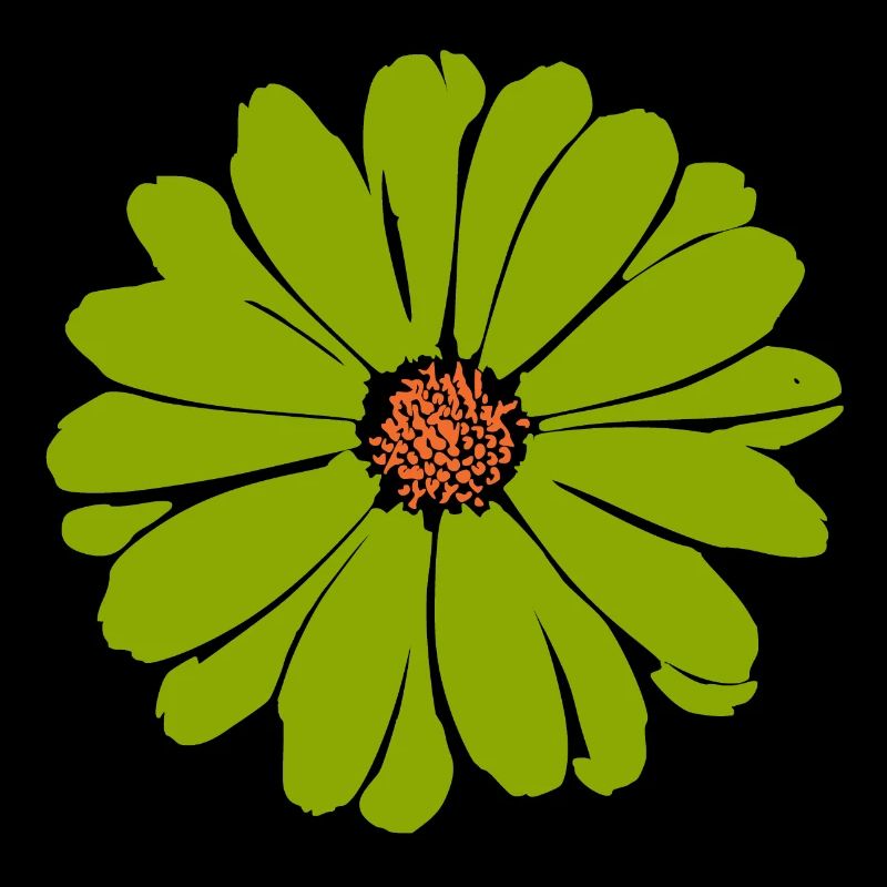 Fleur verte, fleur verte, fleurs vertes, jour de la Saint-Patrick