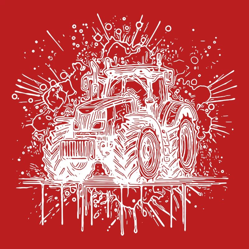 Ackerdesigner mit Traktor Feld Schlepper Experte