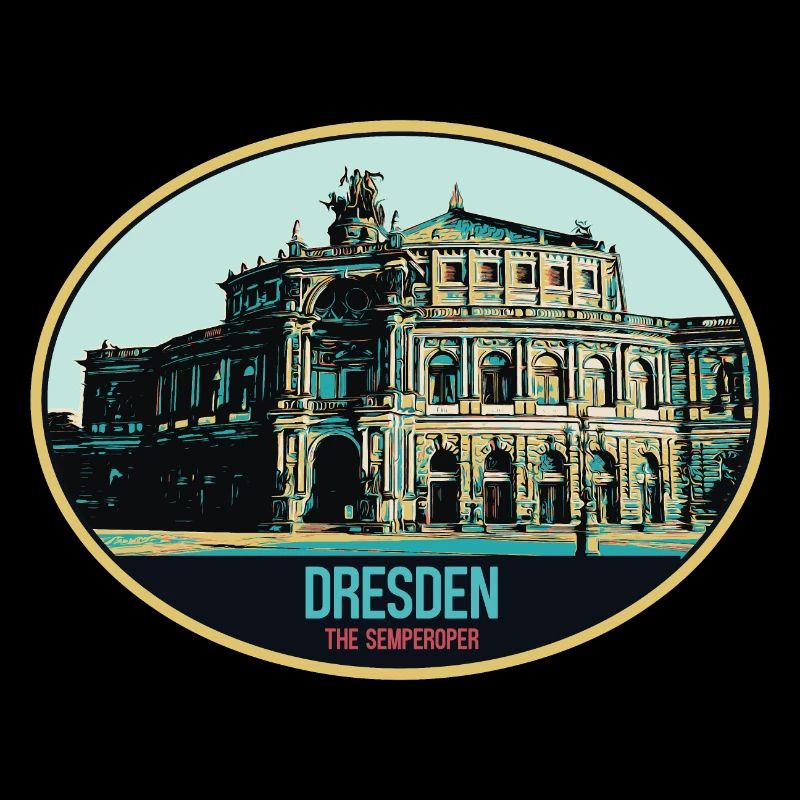 Semperoper de Dresde : Élégance en Illustration