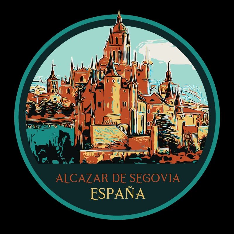 Illustration Alcazar de Ségovie, Espagne